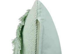 Set di 2 cuscini BACOPA Cotone 45 x 45 cm Verde Trama Chevron