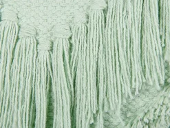 Set di 2 cuscini BACOPA Cotone 45 x 45 cm Verde Trama Chevron