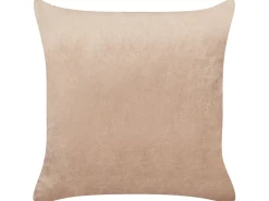 Set di 2 cuscini BAKIRA Finta pelliccia 45 x 45 cm Marrone Trama astratta