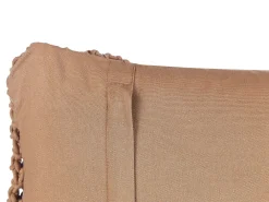 Set di 2 cuscini BAMIAN Cotone 45 x 45 cm Marrone chiaro Trama geometrica