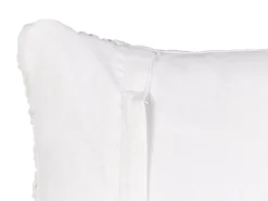 Set di 2 cuscini BAMIAN Cotone 45 x 45 cm Bianco sporco Trama geometrica