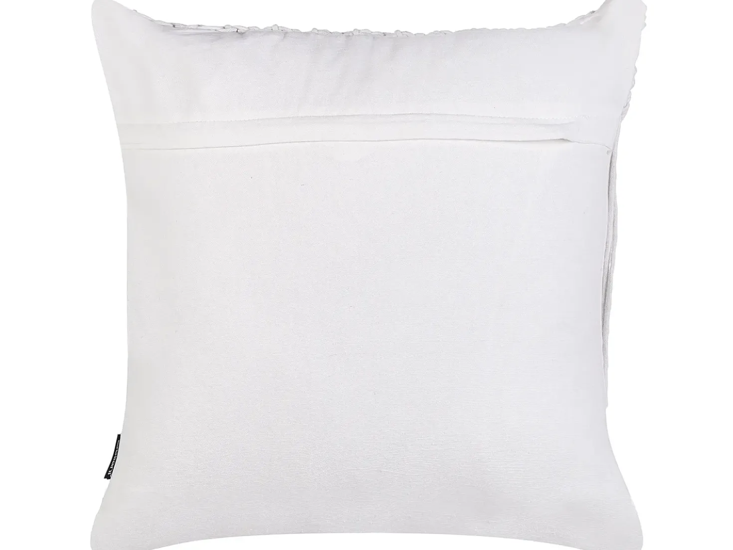 Set di 2 cuscini BAMIAN Cotone 45 x 45 cm Bianco sporco Trama geometrica
