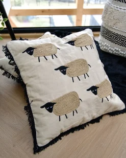 Set di 2 cuscini BANNU Bouclé 45 x 45 cm Beige
