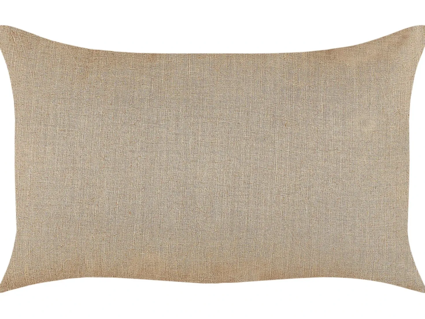 Set di 2 cuscini BANORI Lino 30 x 50 cm Beige Tinta unita