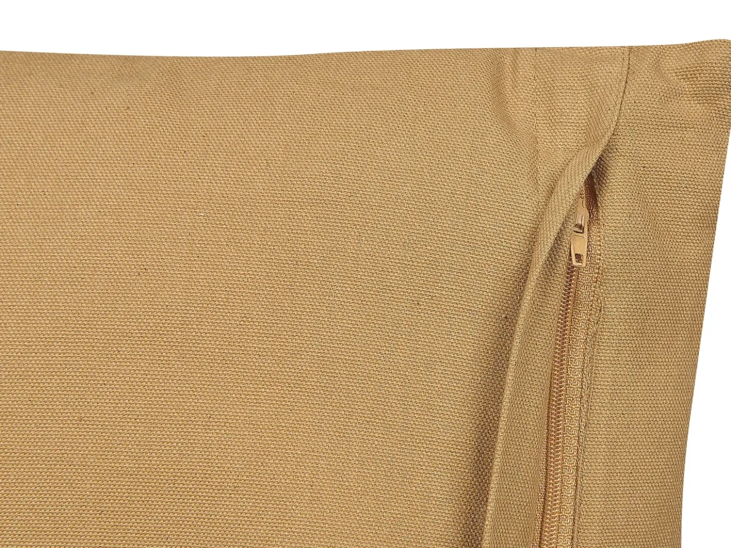 Set di 2 cuscini BANYAN Cotone 45 x 45 cm Beige sabbia Trama geometrica
