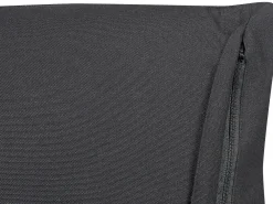 Set di 2 cuscini BENZOIN Cotone 45 x 45 cm Nero Trama geometrica