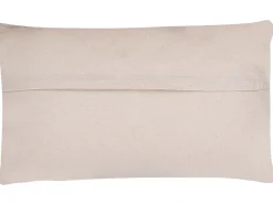 Set di 2 cuscini BETULA Cotone 30 x 50 cm Beige Trama geometrica