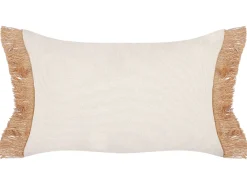 Set di 2 cuscini BOATH 30 x 50 cm Beige Tinta unita