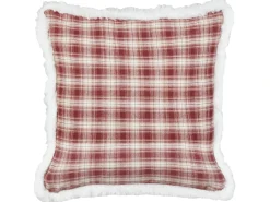Set di 2 cuscini BROOKIES 45 x 45 cm Rosso scuro Modello natalizio