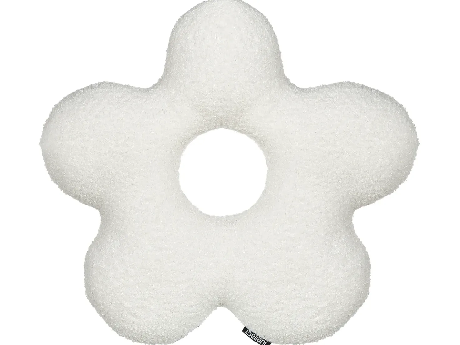 Set di 2 cuscini CAMPONULA Bouclé 40 x 40 cm Bianco sporco Tinta unita
