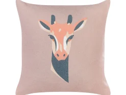 Set di 2 cuscini CANDELABRA 45 x 45 cm Rosa Trama animale