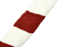 Set di 2 cuscini CANDY CANE Bouclé 22 x 55 cm Rosso Modello natalizio