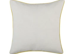 Set di 2 cuscini CANDYTUFT 45 x 45 cm Giallo Trama di piante