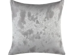 Set di 2 cuscini CASSIA 45 x 45 cm Grigio Trama geometrica