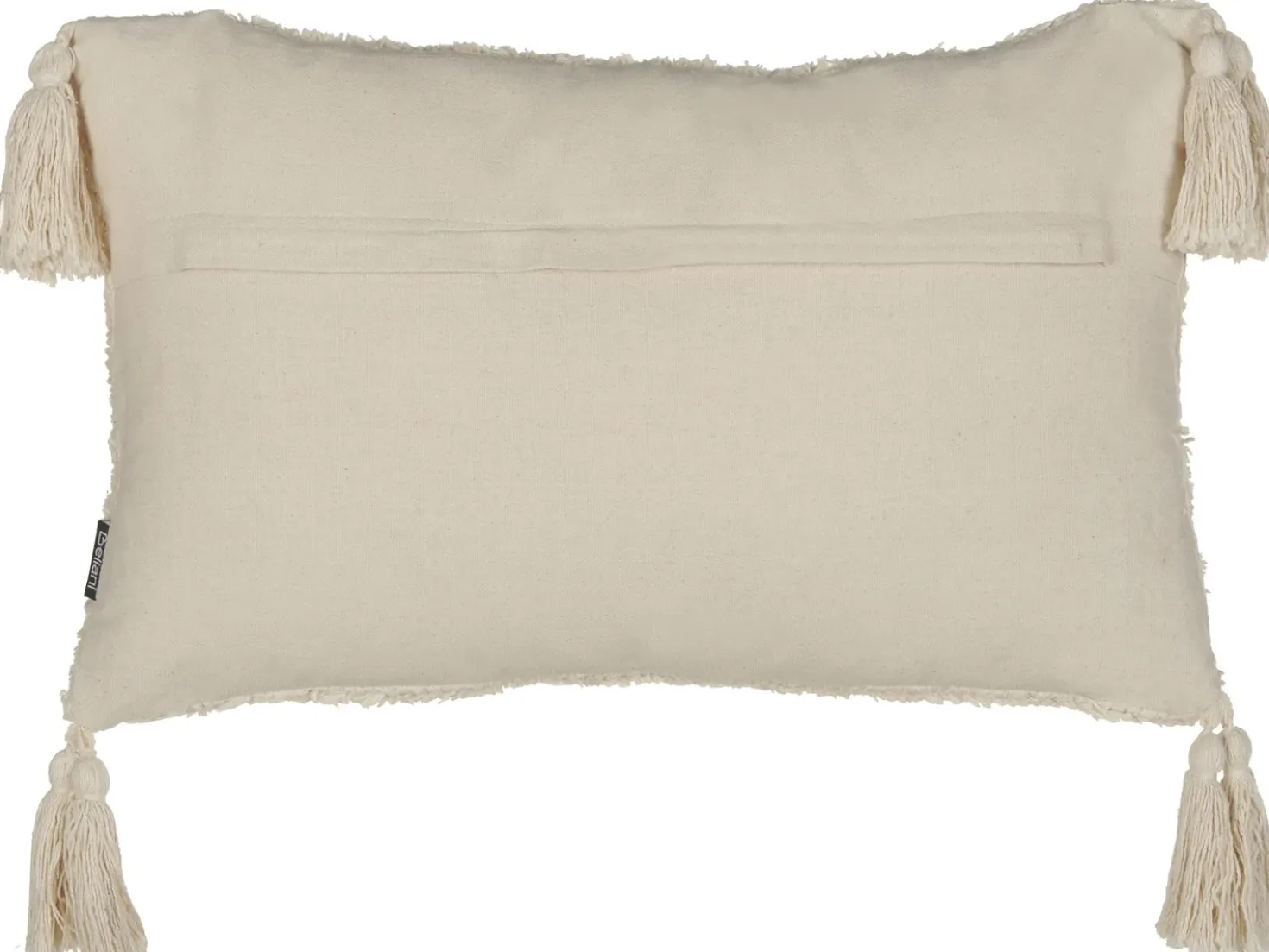 Set di 2 cuscini CASSIOPE Cotone 30 x 50 cm Bianco Trama geometrica