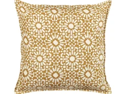 Set di 2 cuscini CEIBA Cotone 45 x 45 cm Beige Trama geometrica