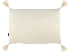 Set di 2 cuscini CERINTHE Cotone 40 x 60 cm Beige chiaro Trama Chevron