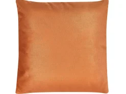 Set di 2 cuscini CEROPEGIA Velluto 45 x 45 cm Arancione Trama geometrica
