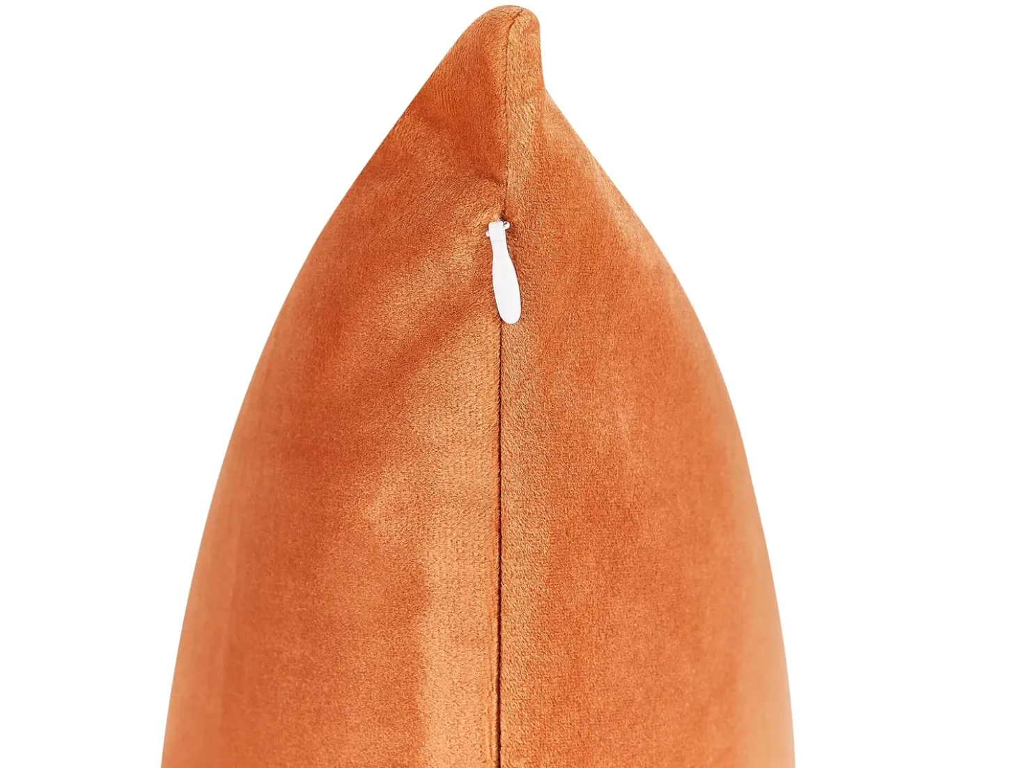 Set di 2 cuscini CEROPEGIA Velluto 45 x 45 cm Arancione Trama geometrica