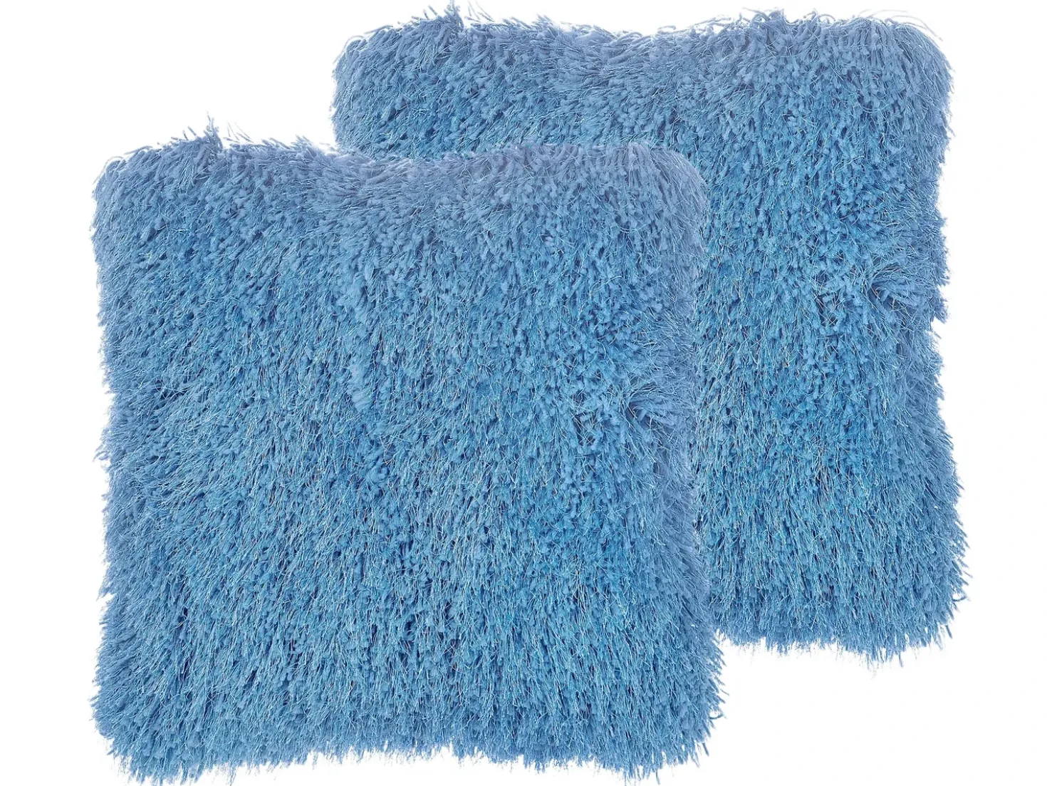 Set di 2 cuscini CIDE 45 x 45 cm Blu Tinta unita