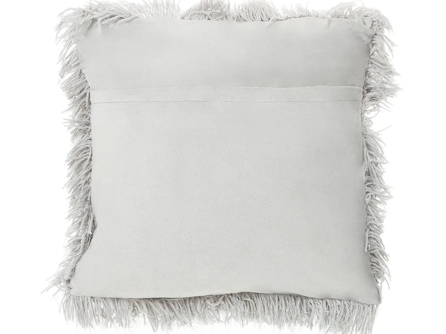 Set di 2 cuscini CIDE 45 x 45 cm Grigio chiaro Tinta unita
