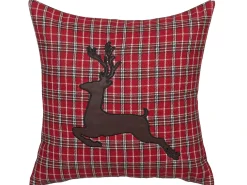 Set di 2 cuscini COMET 45 x 45 cm Rosso scuro Modello natalizio
