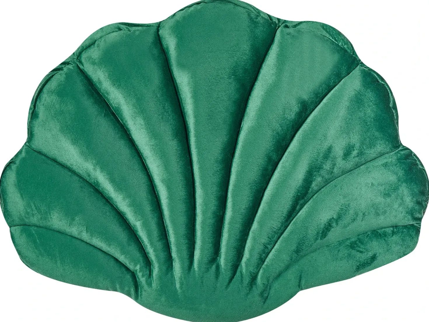 Set di 2 cuscini CONSOLIDA Velluto 47 x 35 cm Verde smeraldo Tinta unita