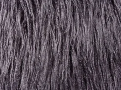 Set di 2 cuscini COROKIA Finta pelliccia 45 x 45 cm Grigio scuro Tinta unita