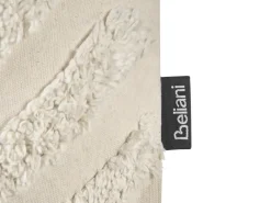 Set di 2 cuscini CRATAEGUS Cotone 40 x 60 cm Beige chiaro Trama geometrica