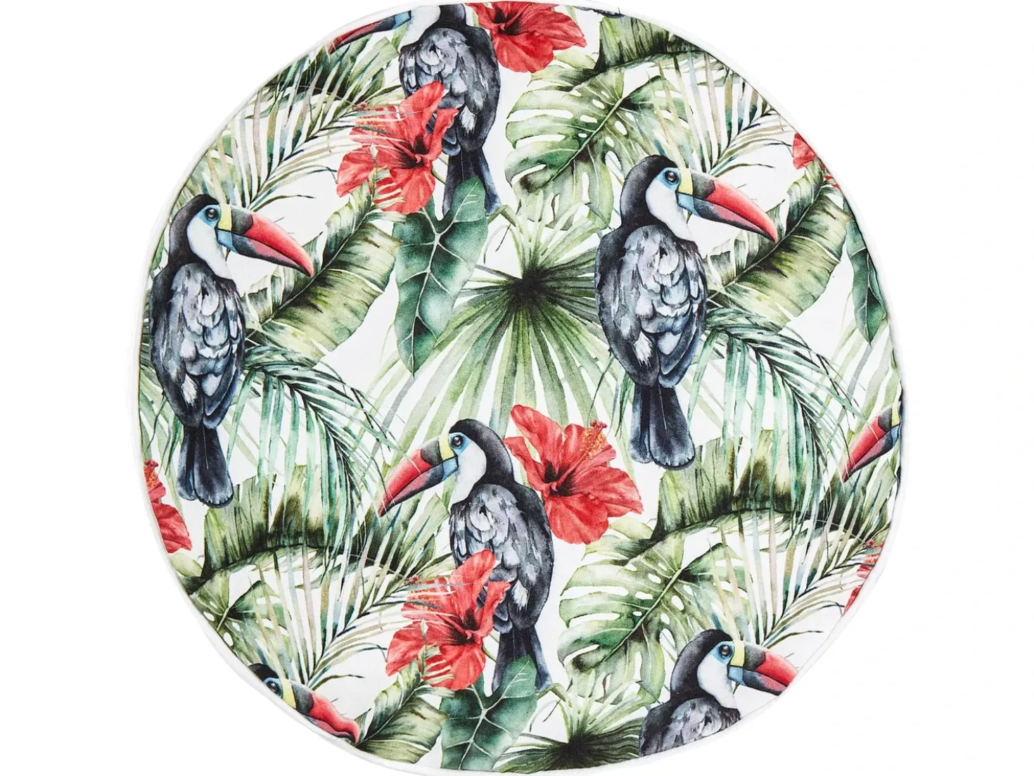 Set di 2 cuscini da esterno MALLARE Trama animale 40 x 40 cm Verde