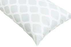 Set di 2 cuscini da esterno KALAMOS Trama geometrica 40 x 70 cm Verde menta