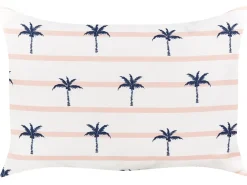 Set di 2 cuscini da esterno MOLTEDO A strisce 40 x 60 cm Bianco
