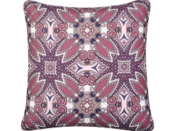 Set di 2 cuscini da esterno MIRAGE Trama orientale 45 x 45 cm Viola
