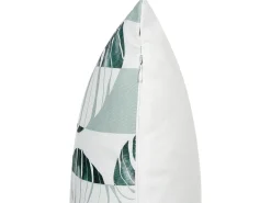 Set di 2 cuscini da esterno TERMINI Trama di piante 45 x 45 cm Verde