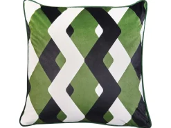 Set di 2 cuscini da esterno SWAY Trama geometrica 45 x 45 cm Multicolore