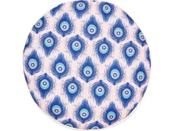 Set di 2 cuscini da esterno CERIANA Trama animale 40 x 40 cm Blu