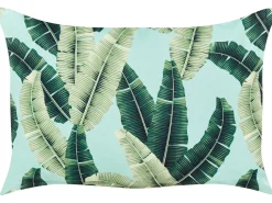 Set di 2 cuscini da esterno BOISSANO Trama di piante 40 x 60 cm Verde