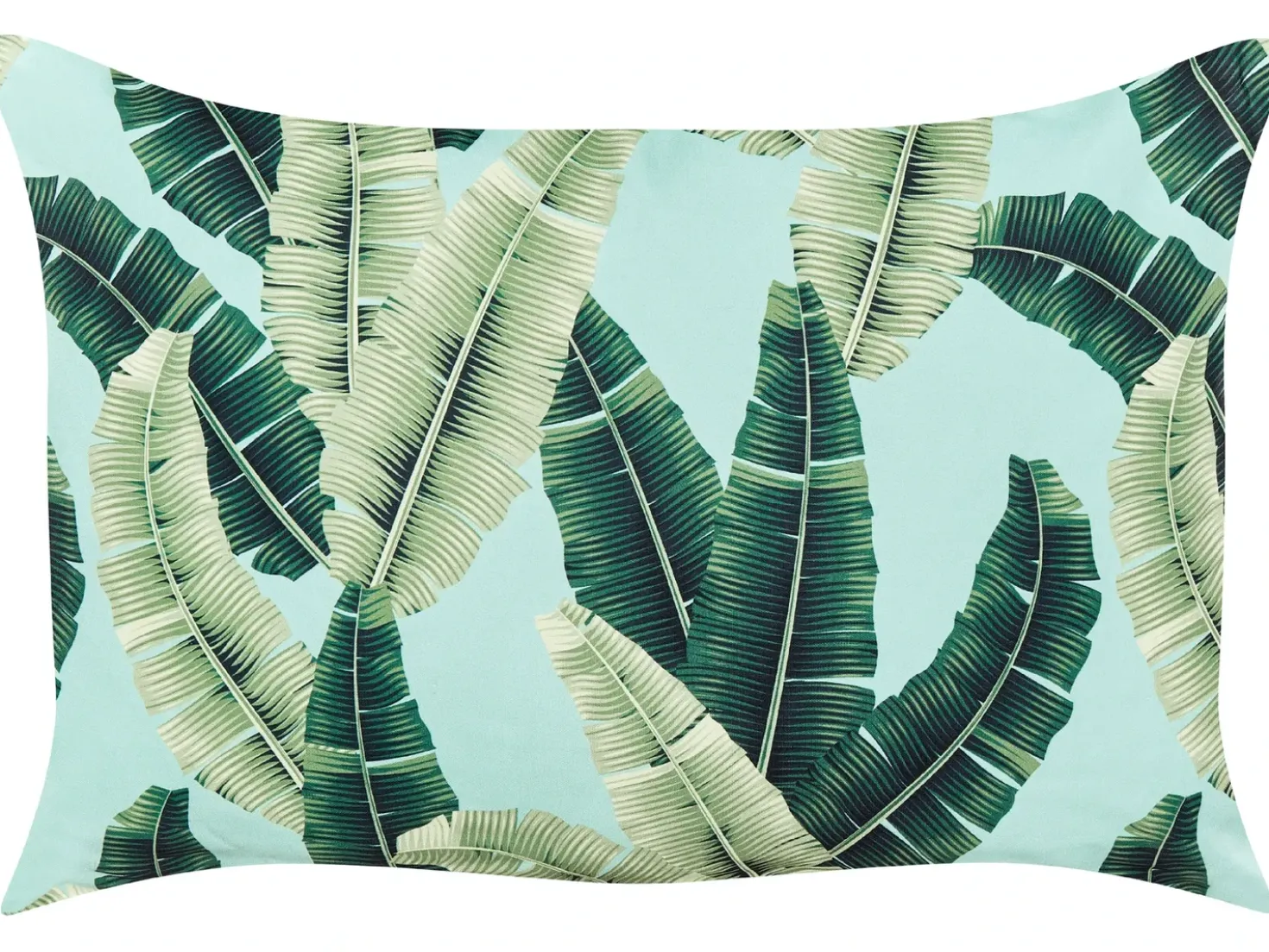 Set di 2 cuscini da esterno BOISSANO Trama di piante 40 x 60 cm Verde