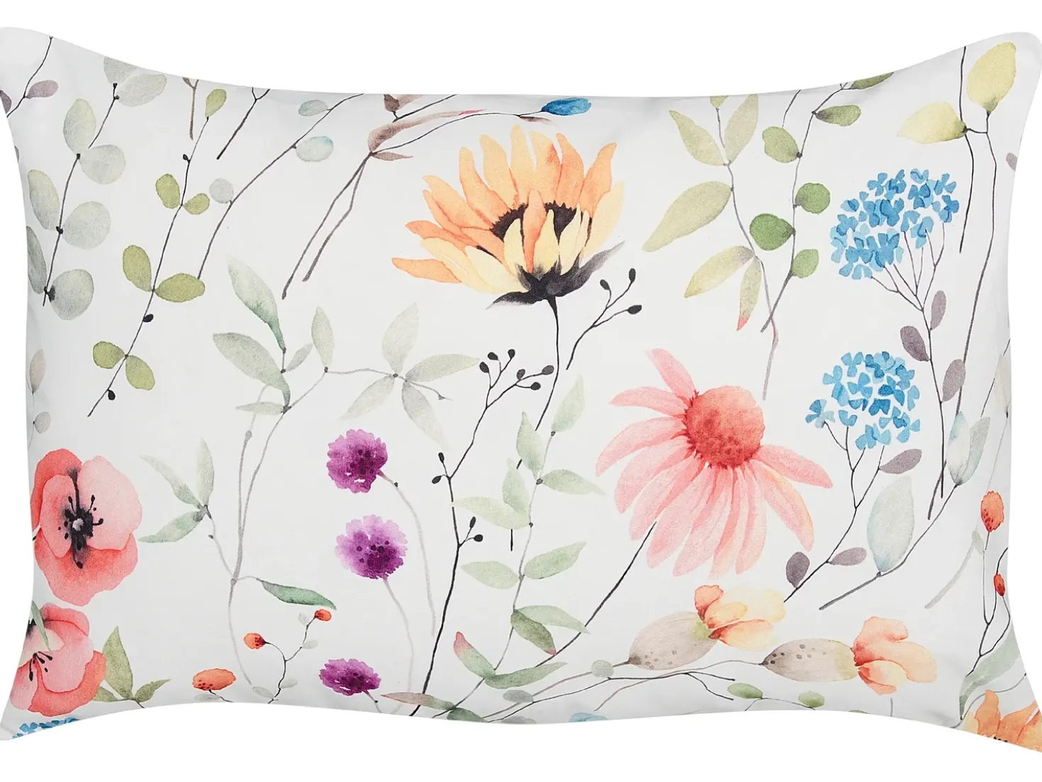 Set di 2 cuscini da esterno MONESI Trama floreale 40 x 60 cm Multicolore