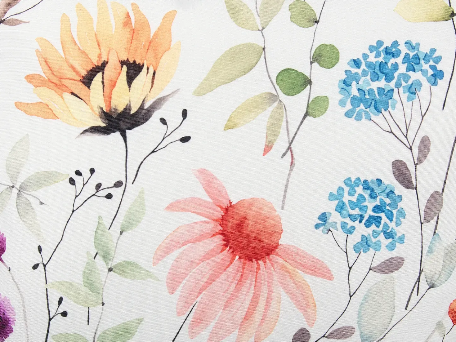 Set di 2 cuscini da esterno MONESI Trama floreale 40 x 60 cm Multicolore