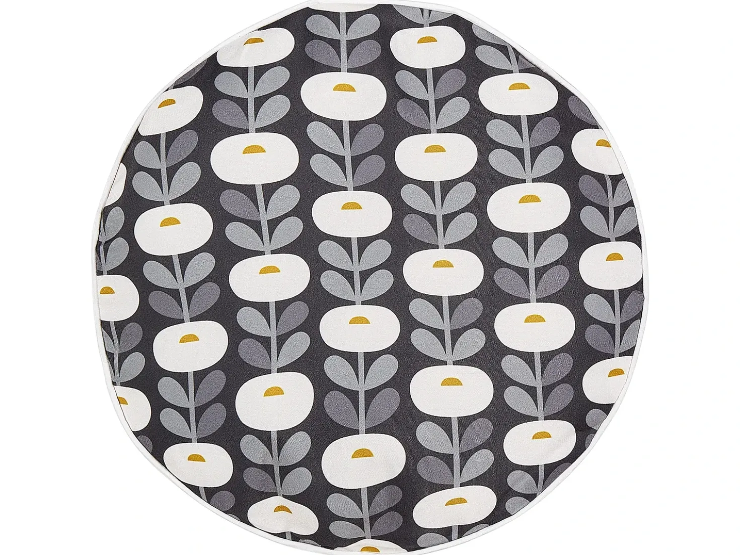 Set di 2 cuscini da esterno VALSORDA Trama geometrica 40 x 40 cm Grigio