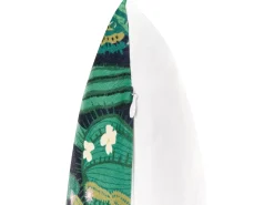 Set di 2 cuscini da esterno BUSSANA Trama di piante 45 x 45 cm Verde