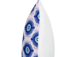 Set di 2 cuscini da esterno CERIANA Trama animale 40 x 60 cm Blu