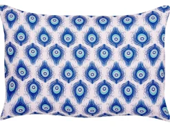 Set di 2 cuscini da esterno CERIANA Trama animale 40 x 60 cm Blu