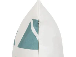 Set di 2 cuscini da esterno RIGOSA Trama geometrica 45 x 45 cm Azzurro