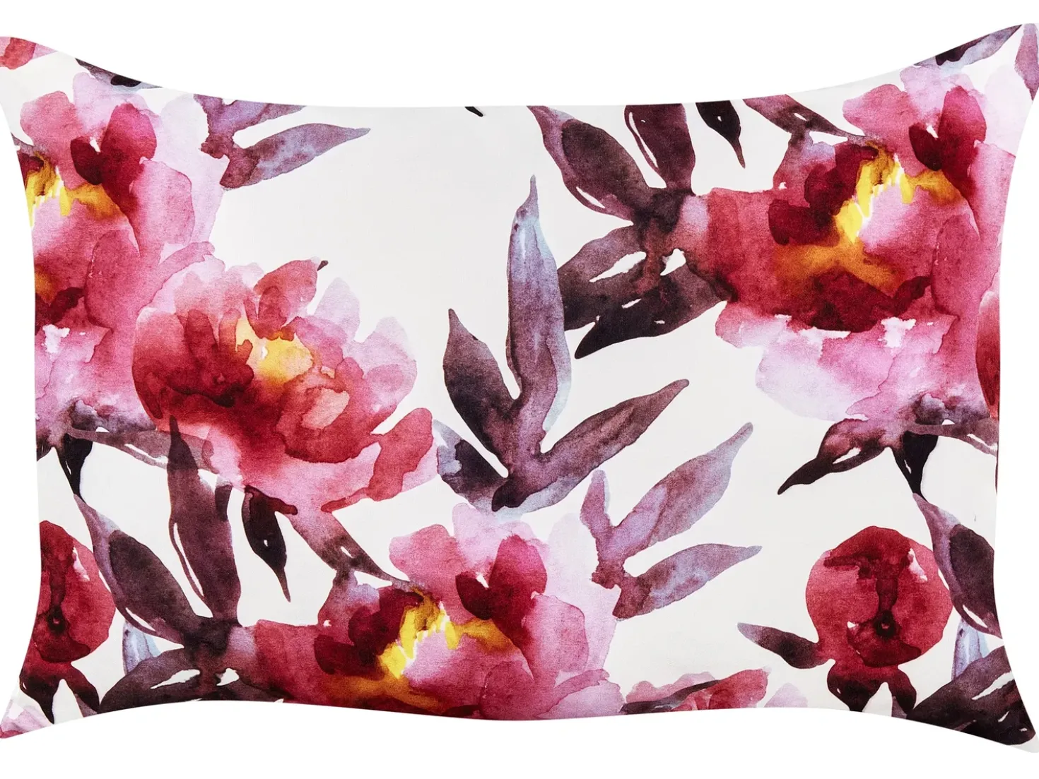 Set di 2 cuscini da esterno LANROSSO Trama floreale 40 x 60 cm Rosa