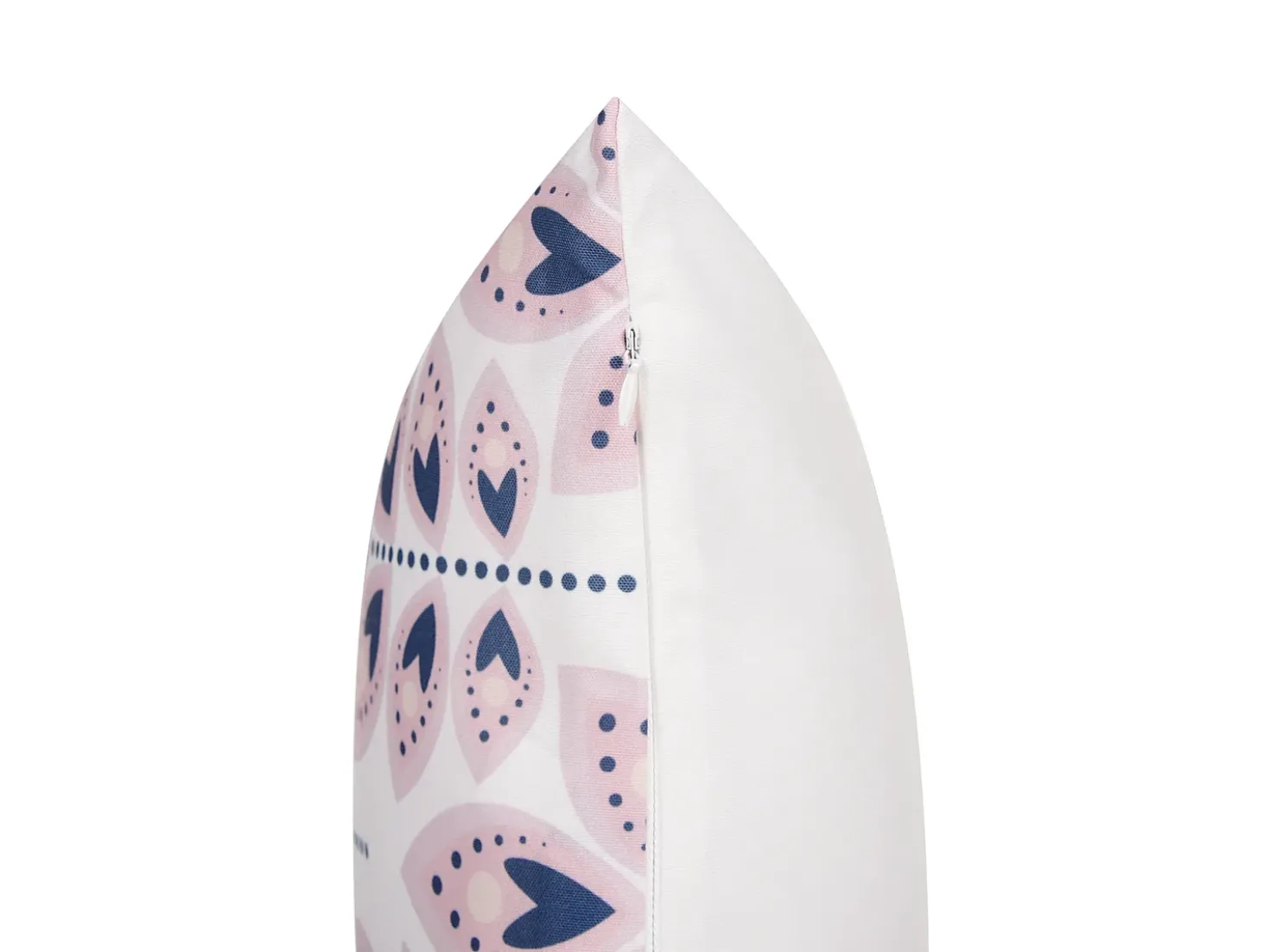 Set di 2 cuscini da esterno TORRETTA Trama di piante 40 x 60 cm Bianco sporco