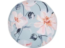 Set di 2 cuscini da esterno APRICALE Trama floreale 40 x 40 cm Blu