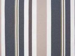 Set di 2 cuscini da esterno KASTOS A strisce 40 x 70 cm Tortora
