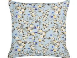 Set di 2 cuscini da esterno VALLORIA Trama floreale 45 x 45 cm Blu